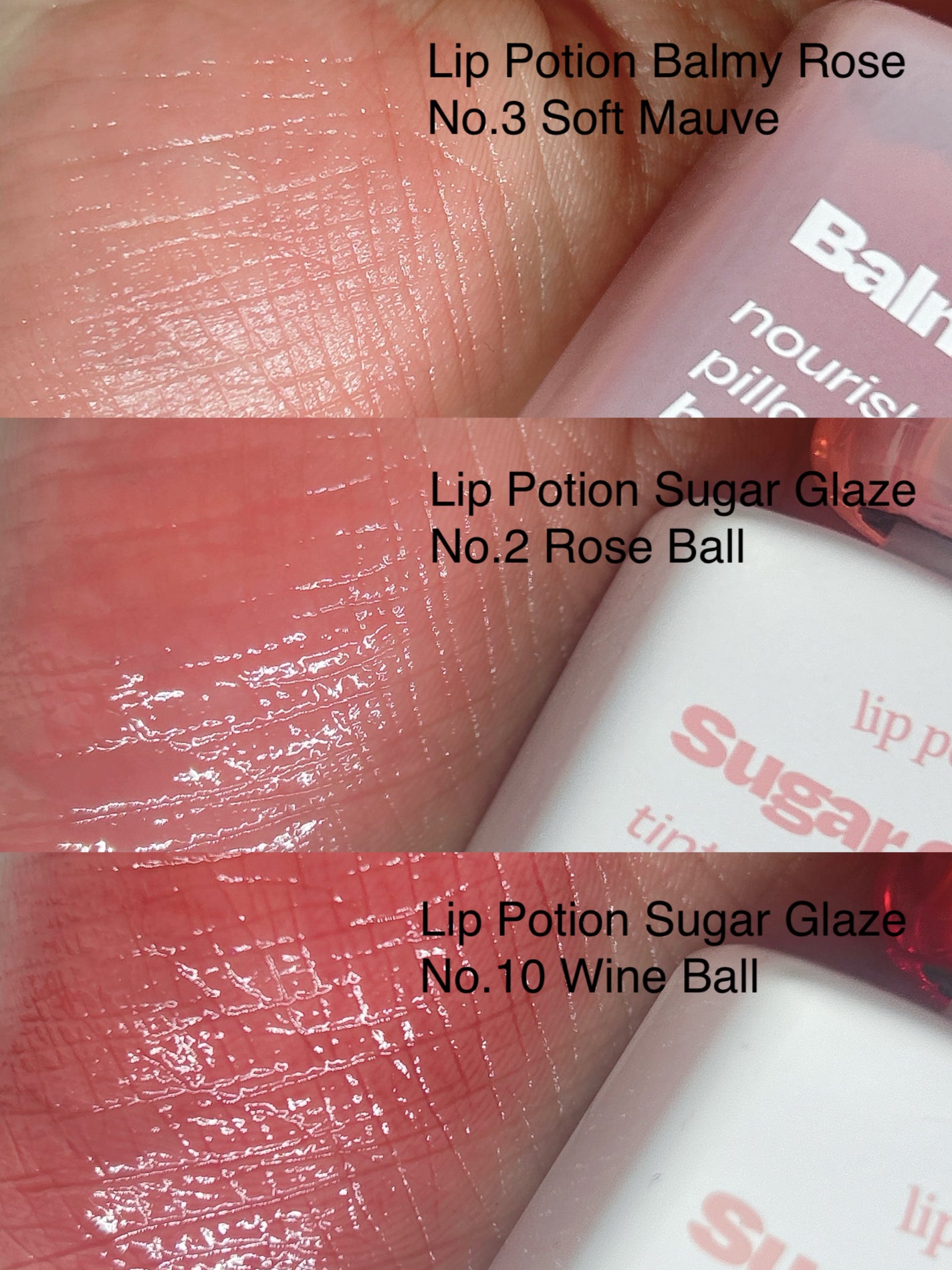 リップポーションバーミーローズ/alternativestereo/リップグロスを使ったクチコミ(3枚目)