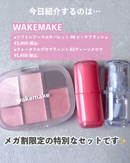 ソフトシアーマルチパレット/wakemake/アイシャドウパレットを使ったクチコミ(2枚目)
