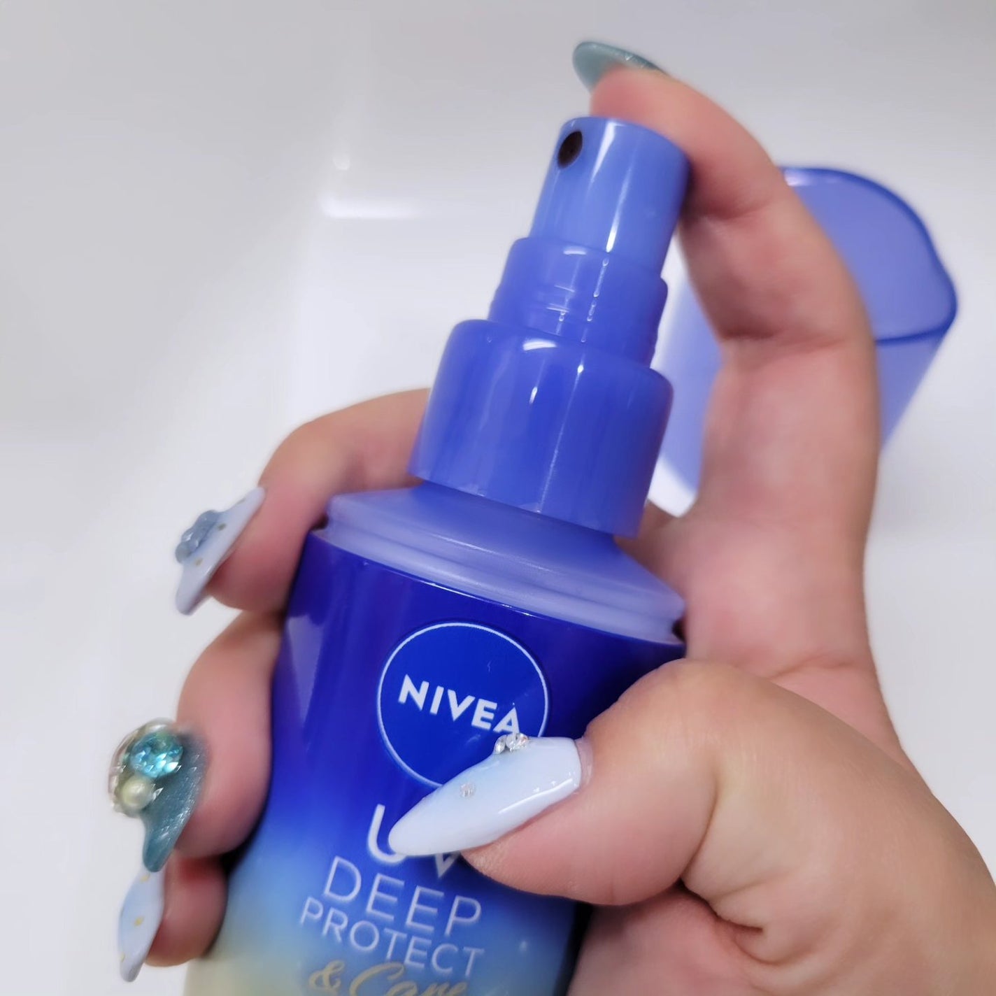 ニベアUV ディーププロテクト&ケア ミルクミスト/ニベア/日焼け止めミスト・スプレーを使ったクチコミ(3枚目)