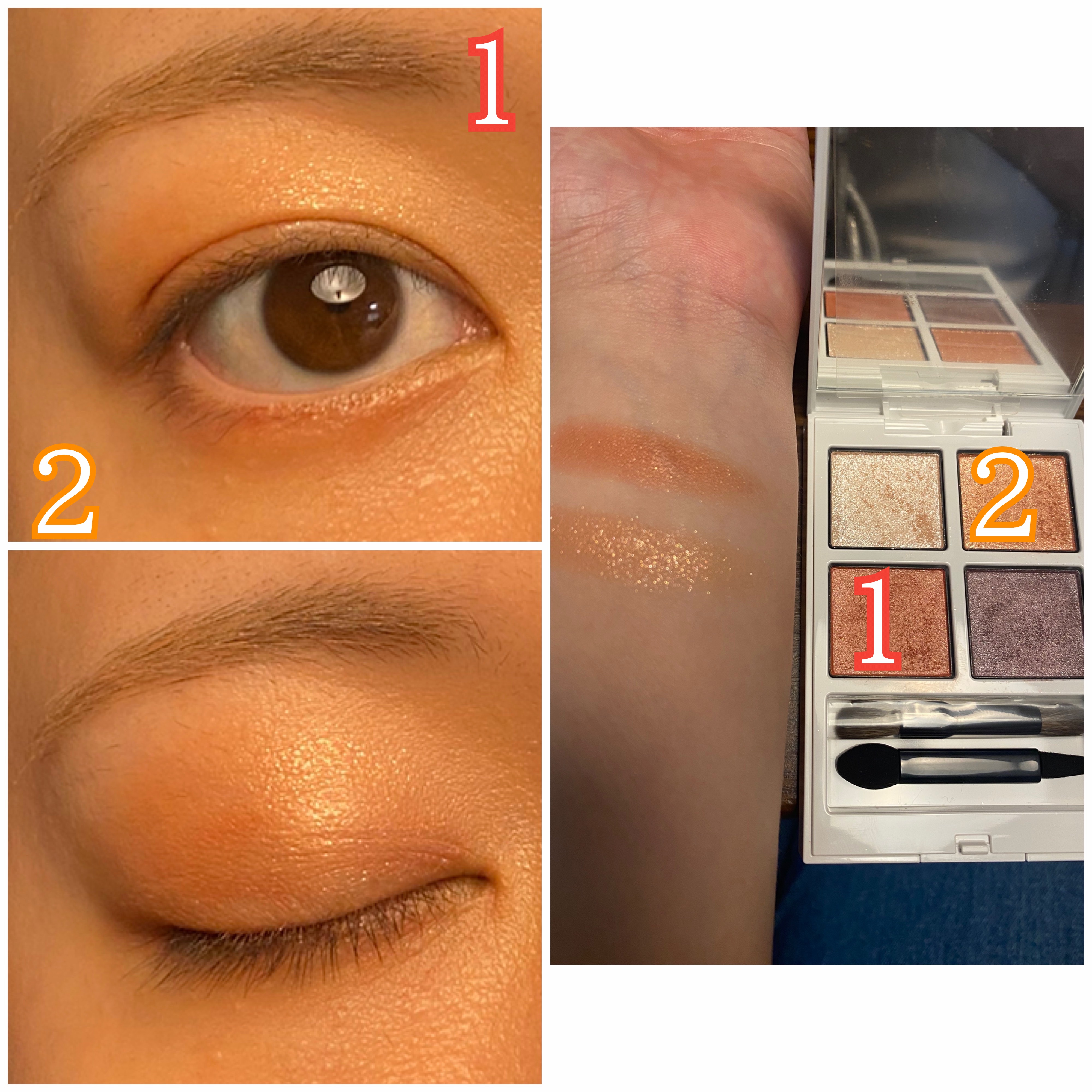 アディクション ザ アイシャドウ パレット “アウト オブ ユア シェル”/ADDICTION/アイシャドウパレットを使ったクチコミ（2枚目）