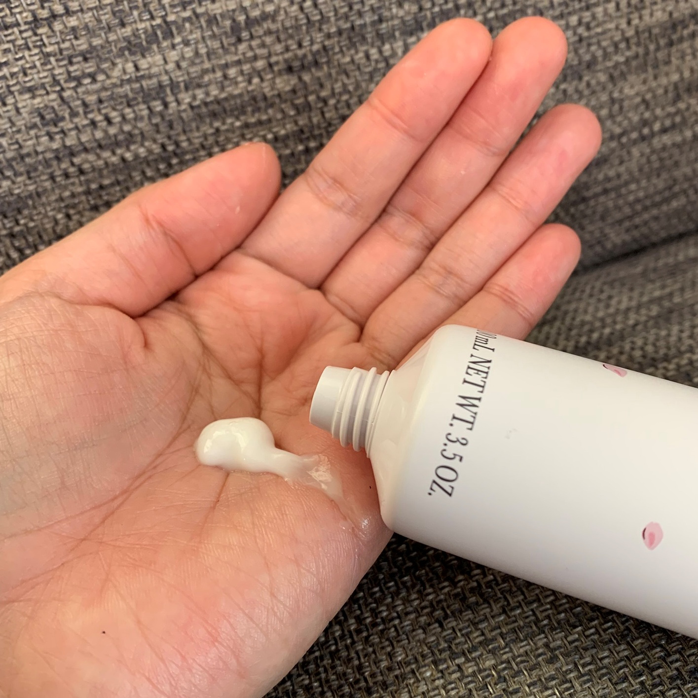 ナイトチェリーブロッサム リペアモイスト ヘアミルク/Flora Notis JILL STUART/ヘアミルクを使ったクチコミ（2枚目）