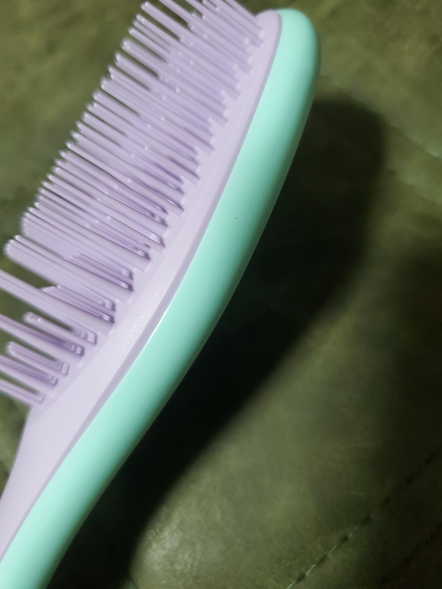 タングルティーザー ザ・アルティメットディタングラー ミニ ウィステリアリーフ/TANGLE TEEZER/ヘアブラシを使ったクチコミ（1枚目）