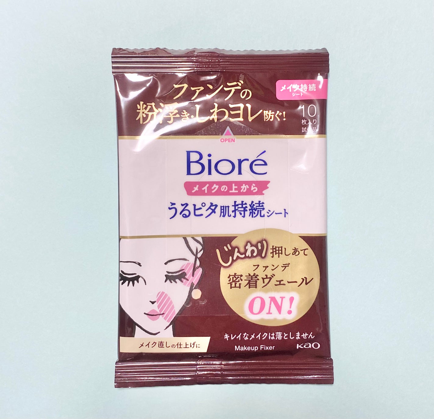 ビオレメイクの上からうるピタ肌持続シート/ビオレ/フェイスシートを使ったクチコミ(1枚目)