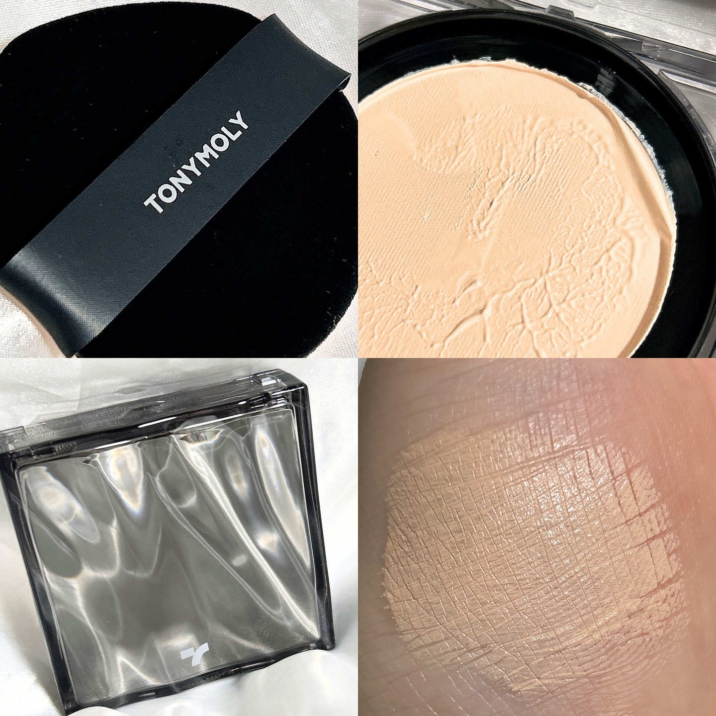 スキントーンフィクシングカバークッション/TONYMOLY/クッションファンデーションを使ったクチコミ（2枚目）