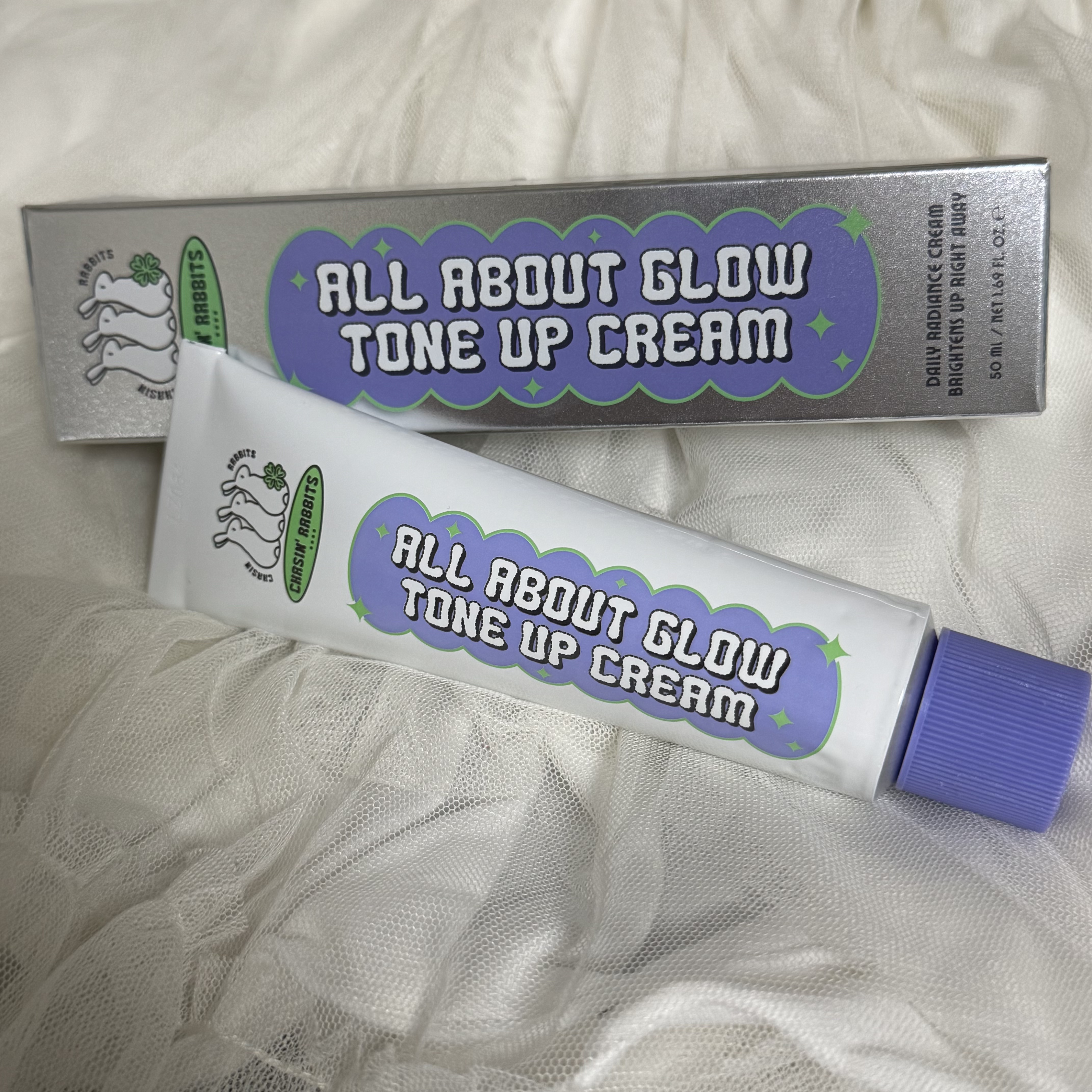 オールアバウトグロウトーンアップクリーム/CHASIN'RABBITS/化粧下地を使ったクチコミ（1枚目）