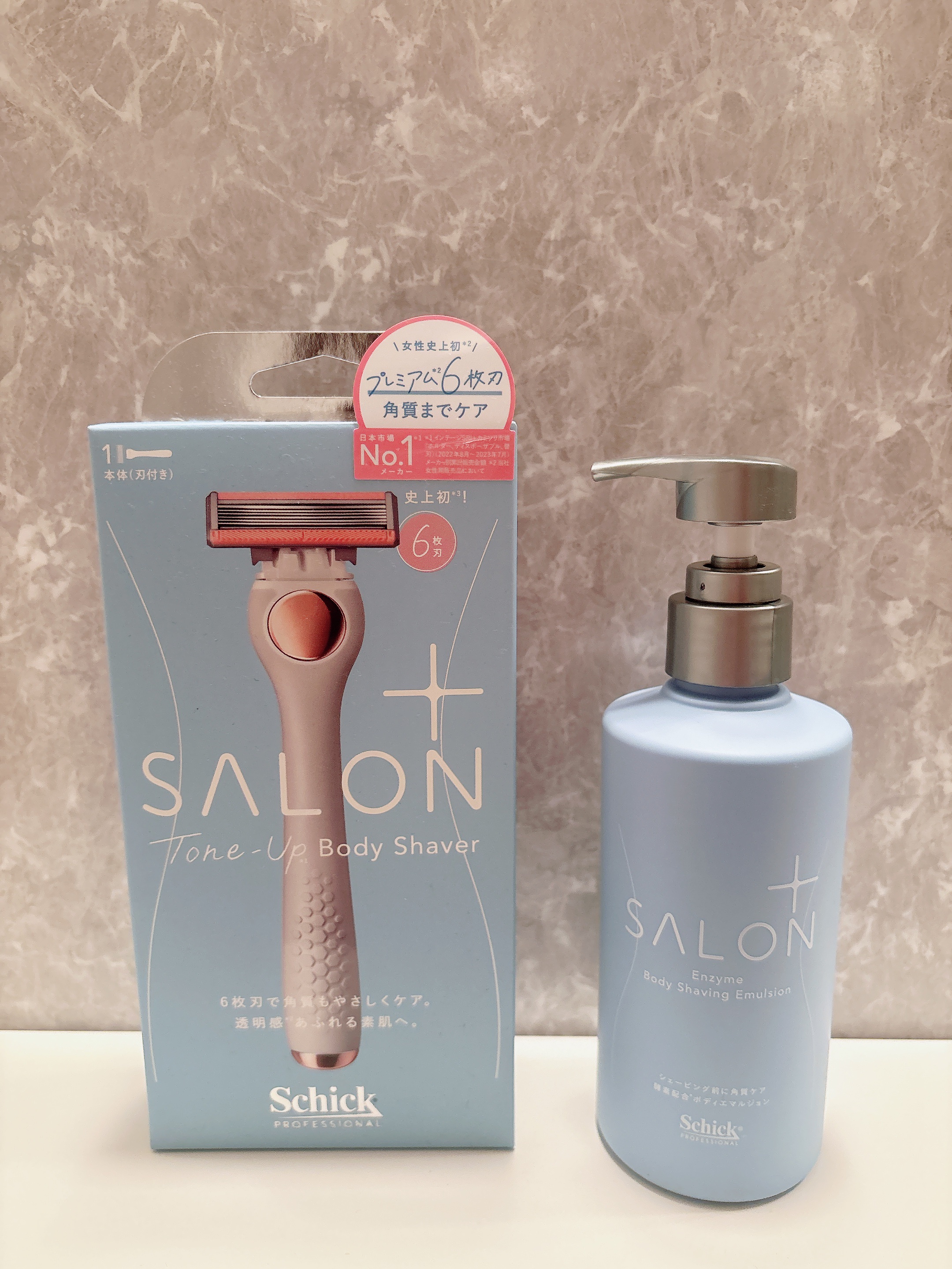 サロンプラス エンザイム ボディ シェービングエマルジョン/サロンプラス/ムダ毛ケアを使ったクチコミ（1枚目）