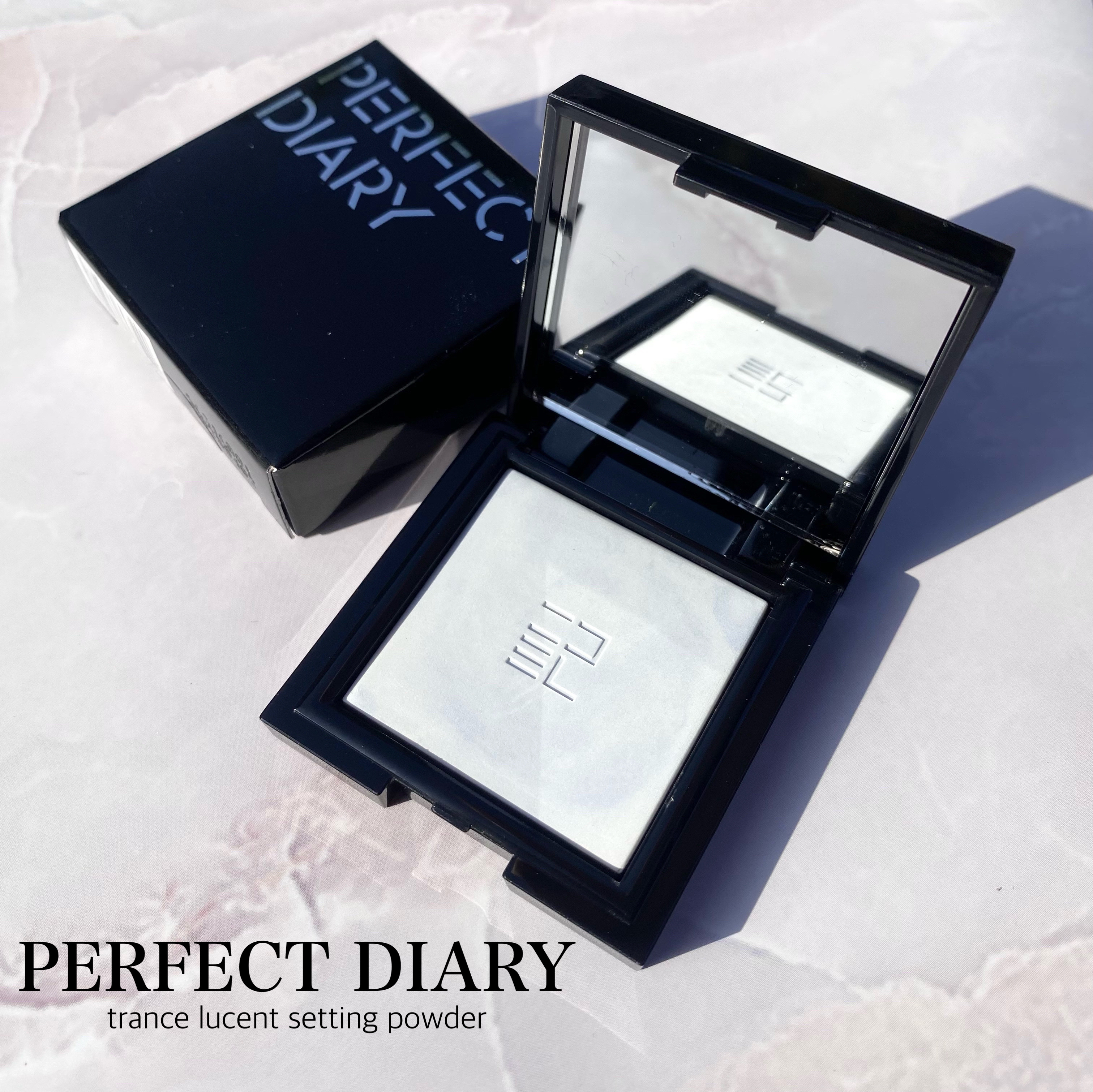 トランスルーシェント ブルーリング セッティング パウダー/PERFECT DIARY/プレストパウダーを使ったクチコミ（2枚目）