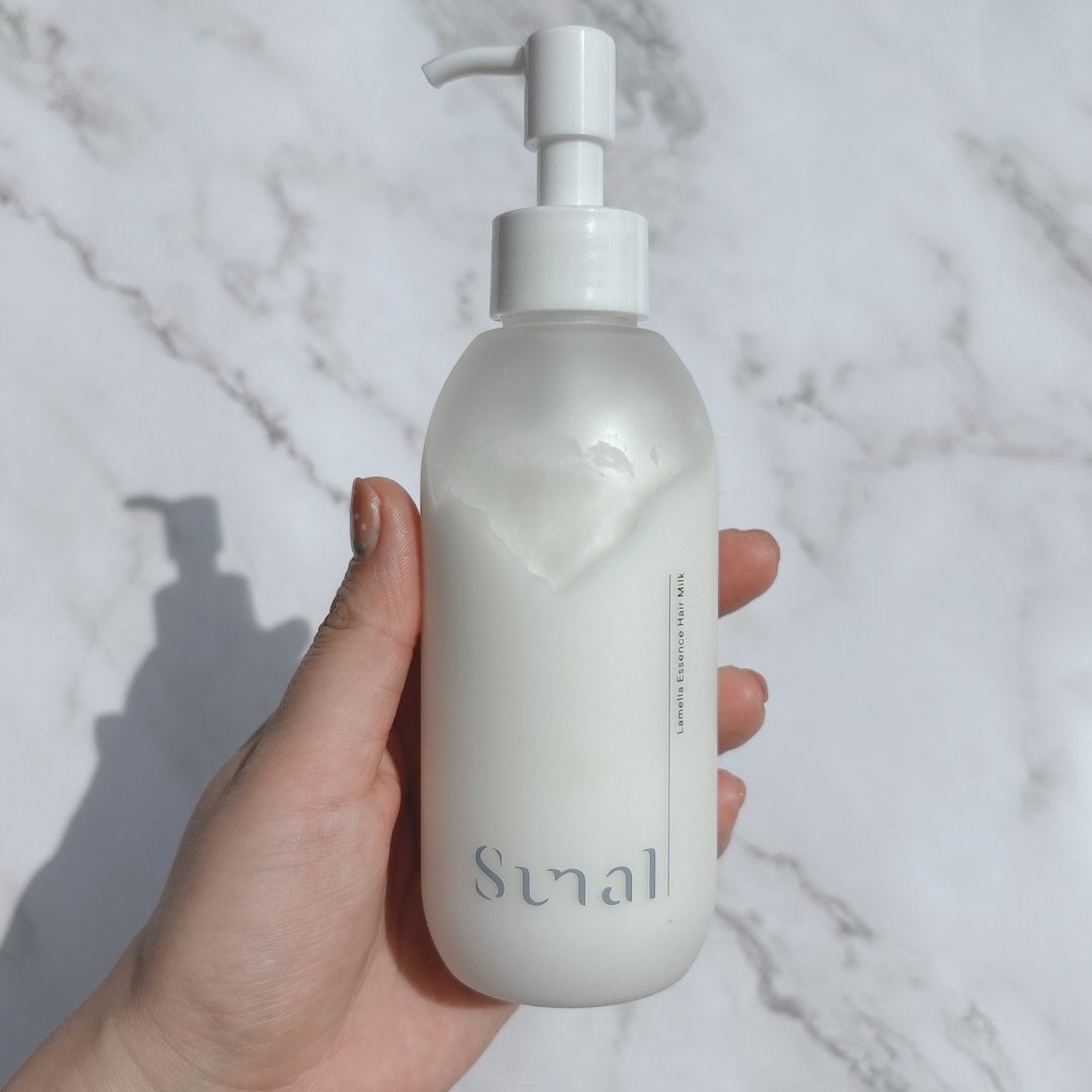 ラメラエッセンスヘアミルク/sunal/ヘアミルクを使ったクチコミ(4枚目)