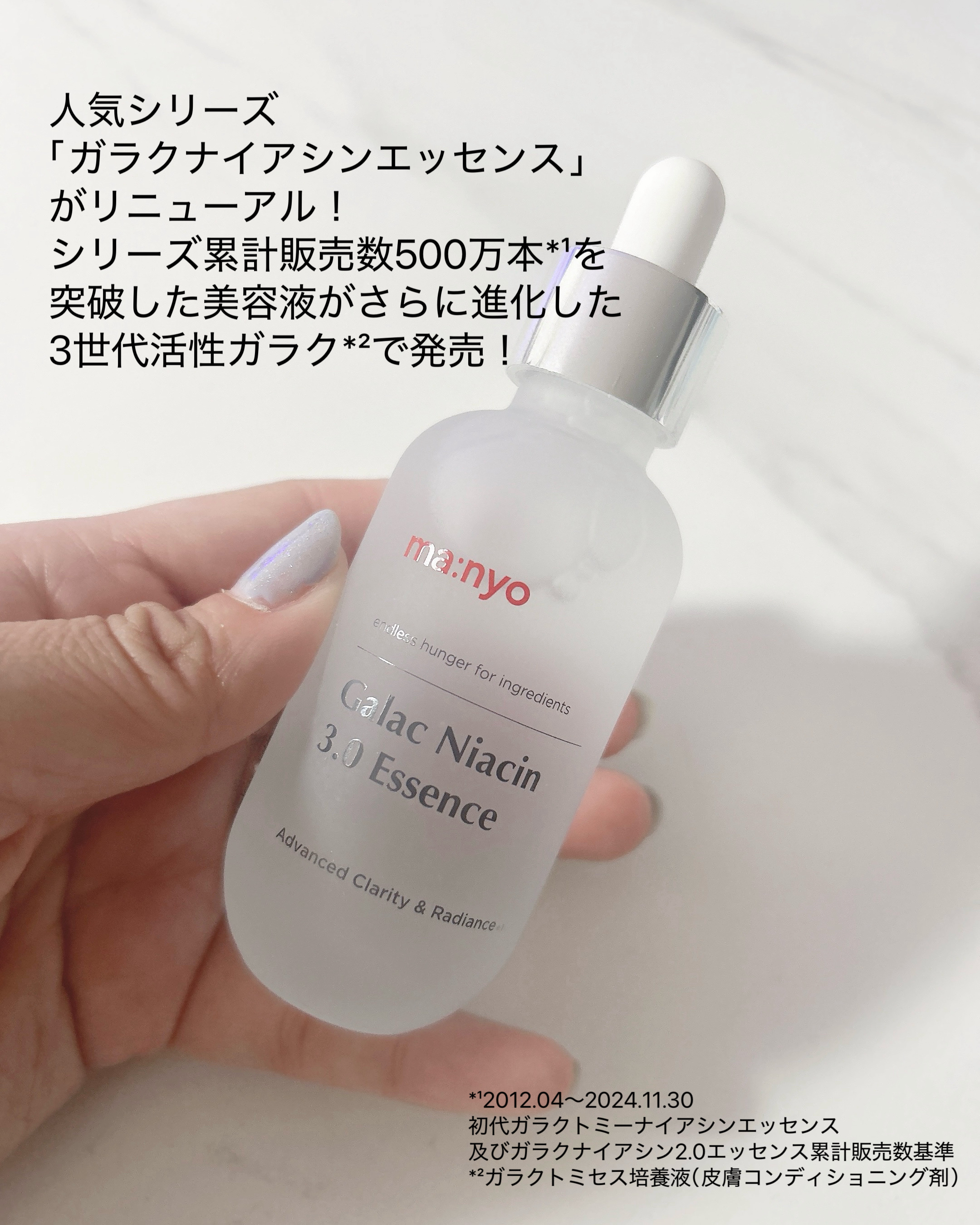 ガラク ナイアシン 3.0 エッセンス｜manyoの効果に関する口コミ - 3倍