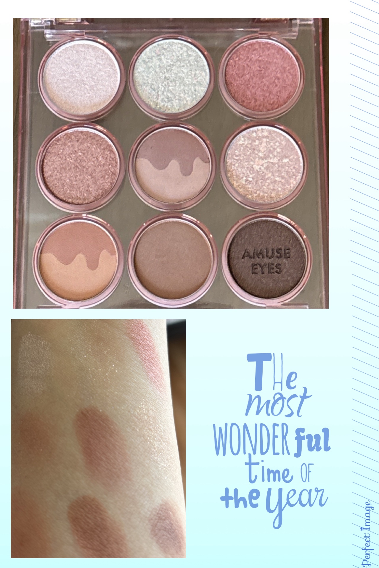 アイカラーパレット/AMUSE/アイシャドウパレットを使ったクチコミ（3枚目）