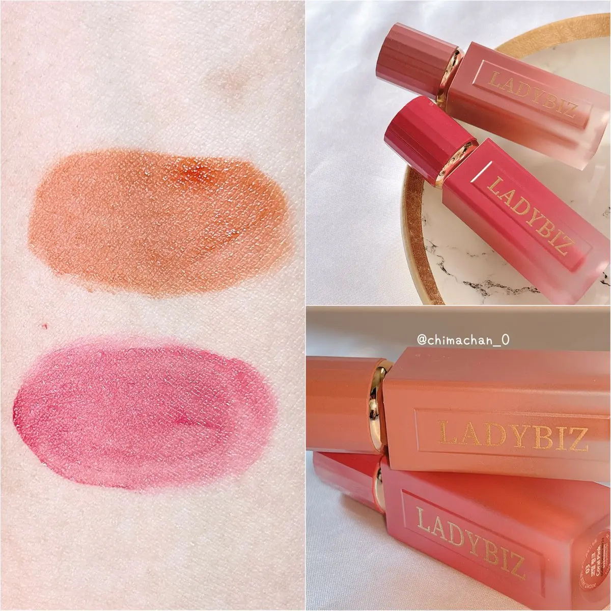 シティガールムードグロッシーティント/LADYBIZ/リップティントを使ったクチコミ（3枚目）