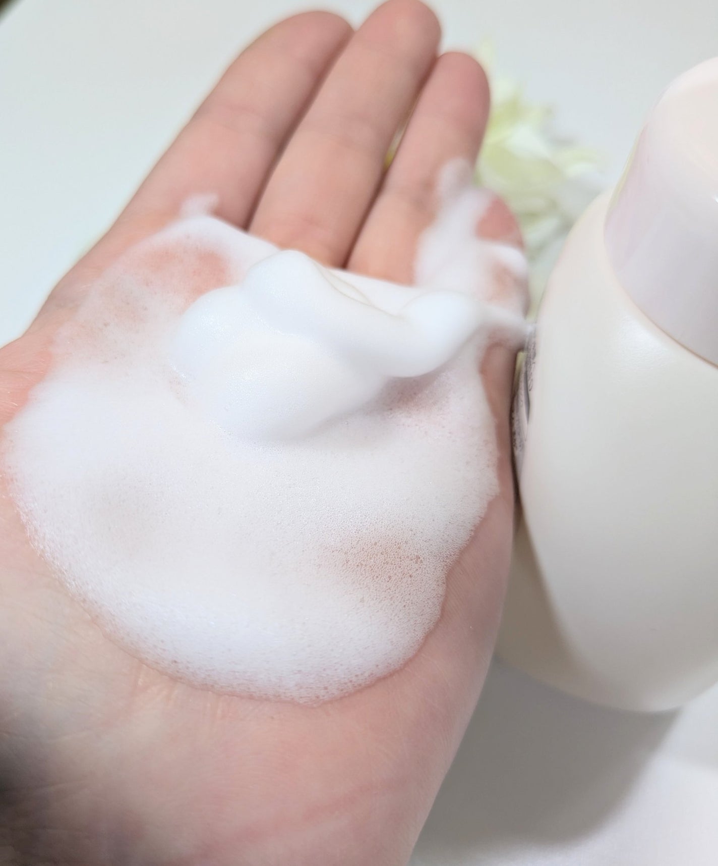 泡の洗顔料/カウブランド無添加/泡洗顔を使ったクチコミ(2枚目)