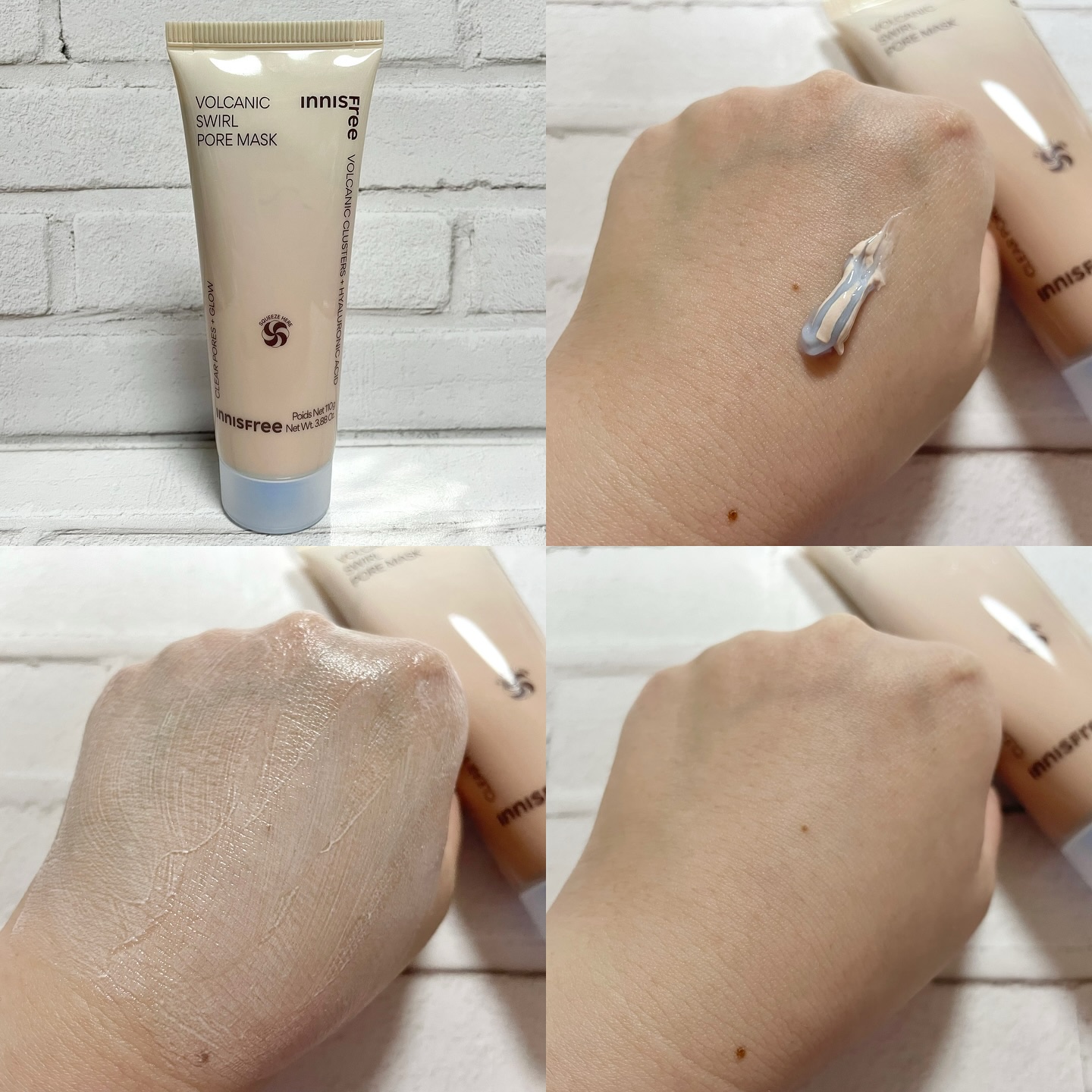 スーパーヴォルカニック　ポア　クレイマスク/innisfree/洗い流すパック・マスクを使ったクチコミ（3枚目）