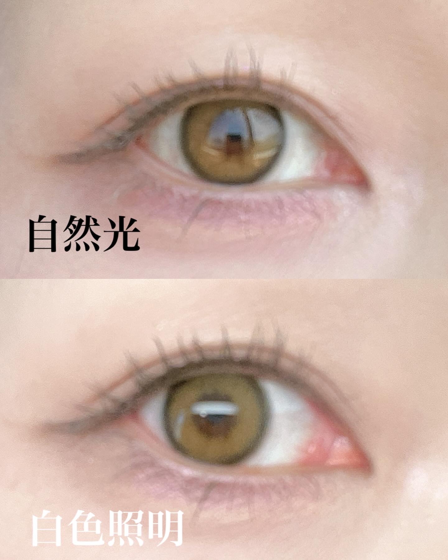 サンドシリーズ サンドベージュ/LENSSIS/カラーコンタクトレンズを使ったクチコミ（2枚目）