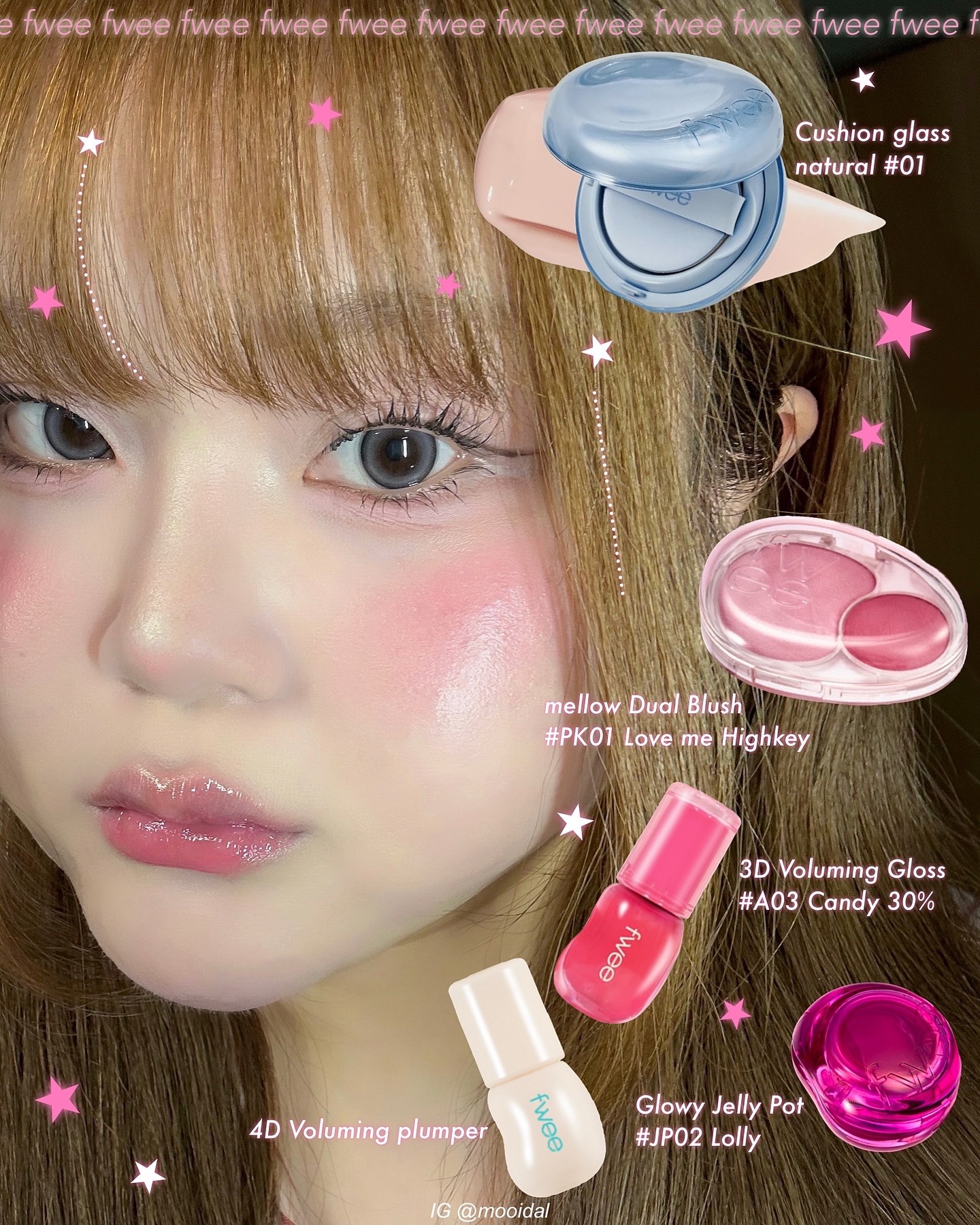 フィー 3Dチェインジンググロス/fwee/リップグロスを使ったクチコミ（1枚目）