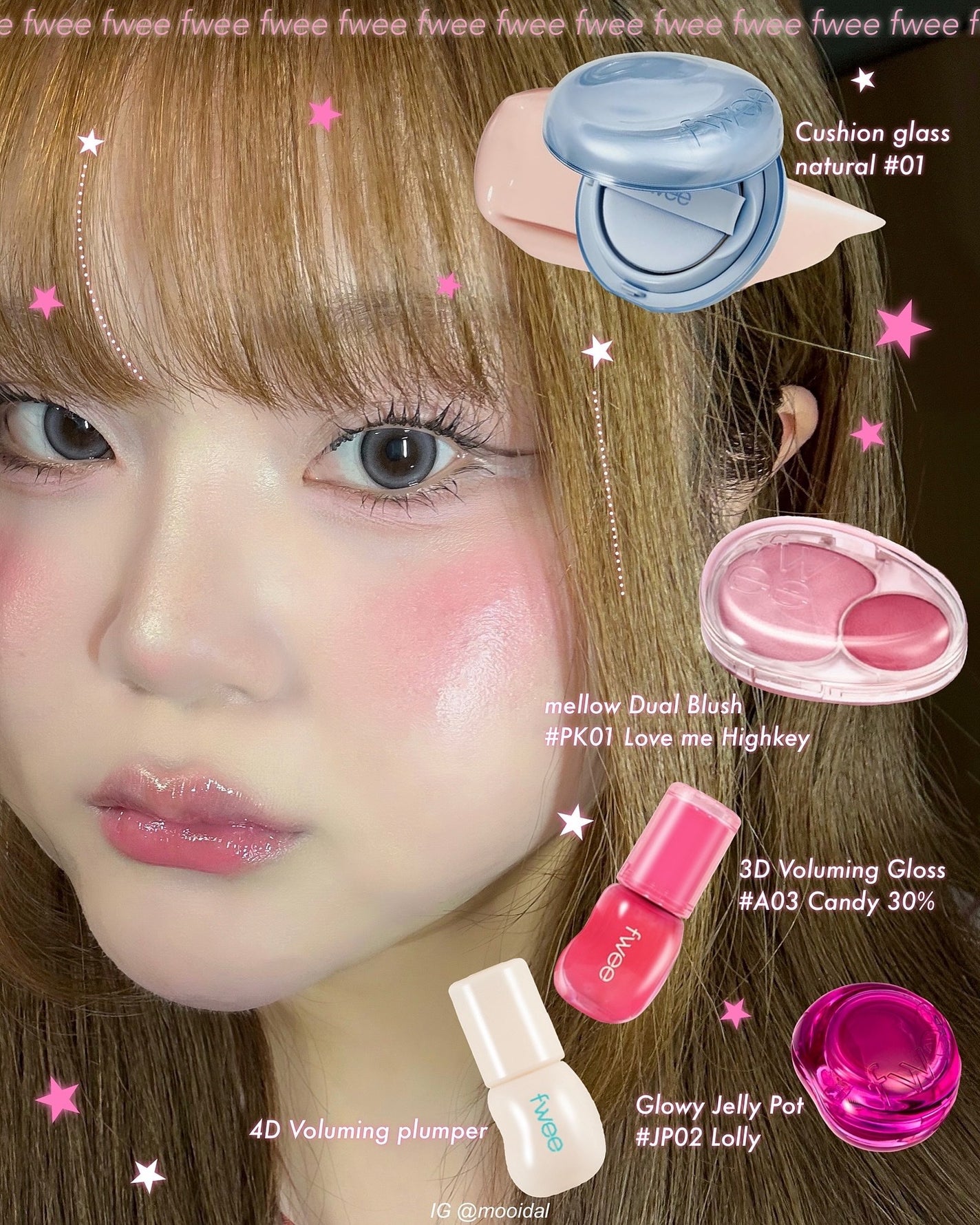 フィー クッションガラス ナチュラル/fwee/クッションファンデーションを使ったクチコミ(1枚目)