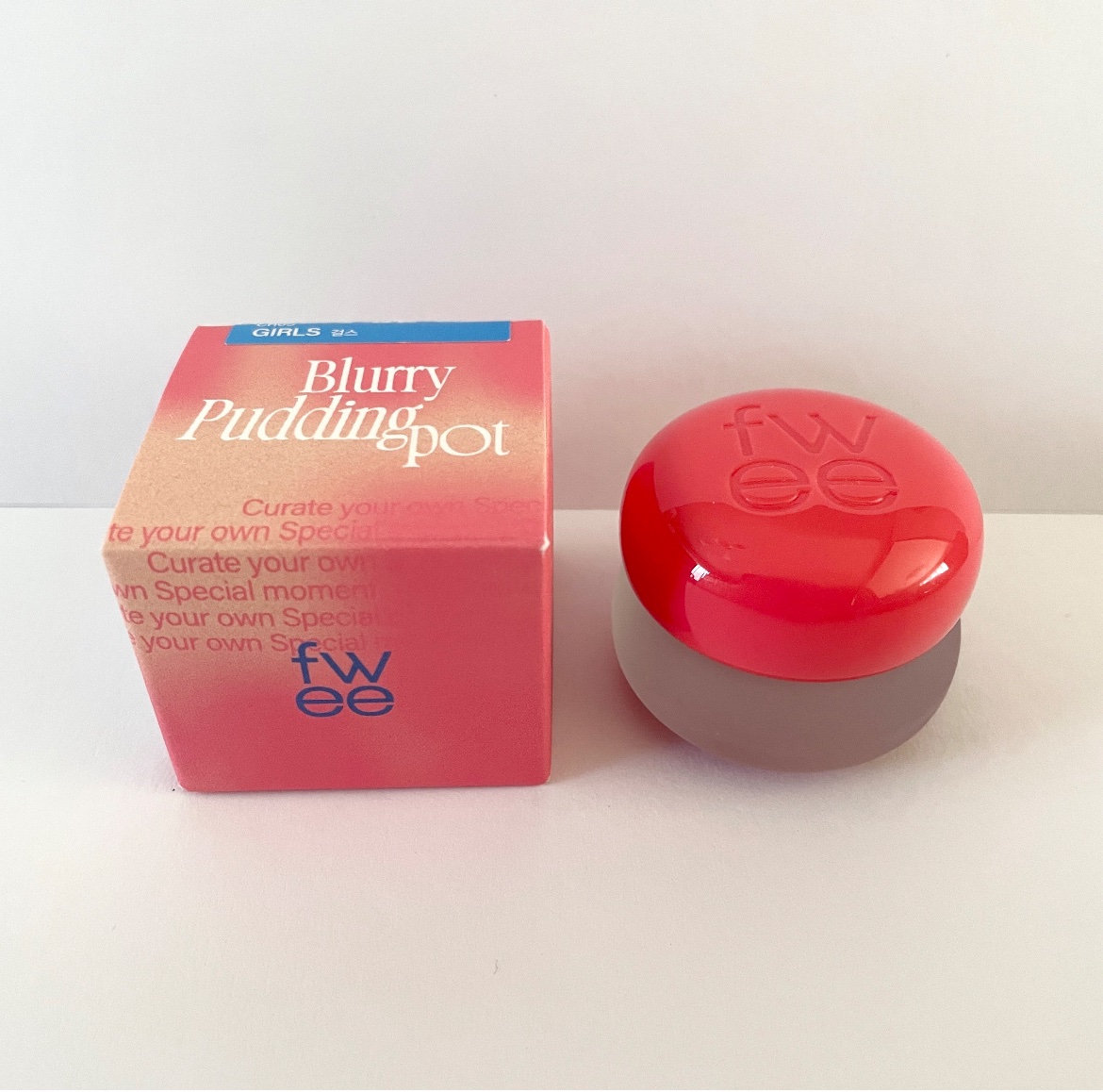 リップアンドチーク ブラーリープリンポット CR05 ガールズ/fwee/口紅を使ったクチコミ（1枚目）