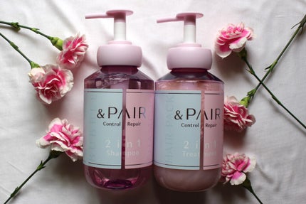 アンドペア コントロール リペア 2in1 シャンプー&ヘアトリートメント/&PAIR/市販シャンプーを使ったクチコミ(2枚目)