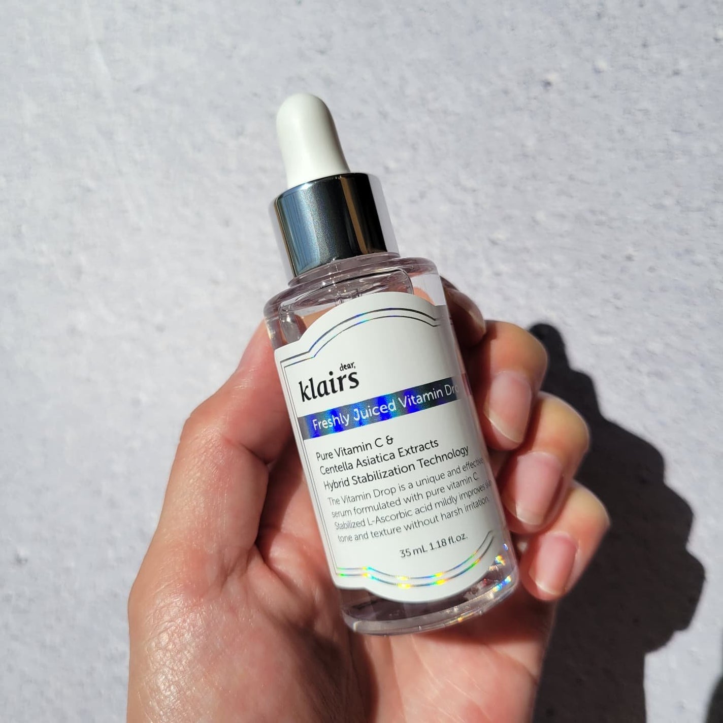 フレッシュリージュースドビタミンドロップ(35ml)/Klairs/美容液を使ったクチコミ(4枚目)