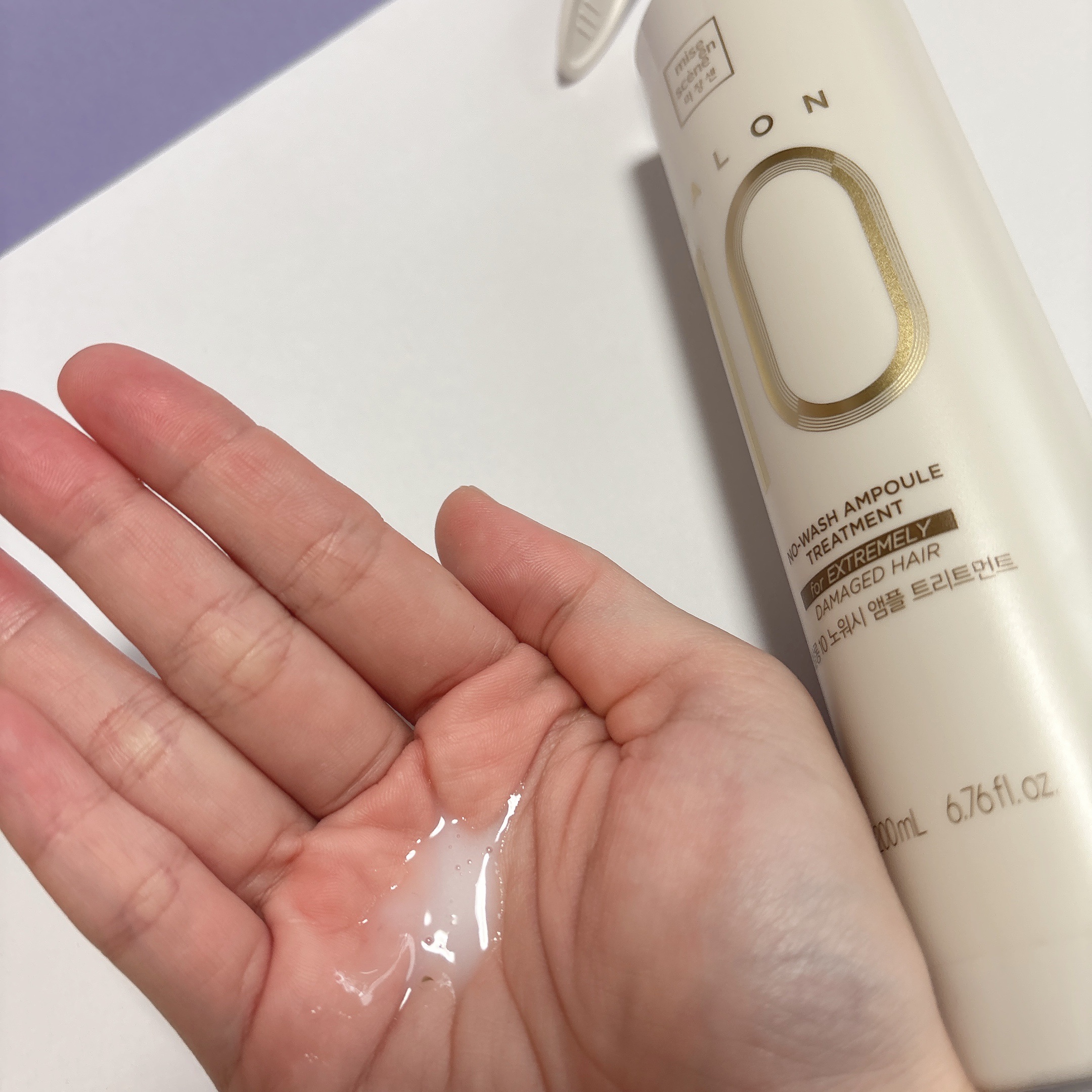 ミジャンセン サロン10 ミストトリートメント/miseenscene/アウトバストリートメントを使ったクチコミ（2枚目）