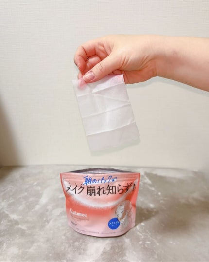 Calamee メイクキープスクエアパック/Calamee/シートマスク・パックを使ったクチコミ(4枚目)