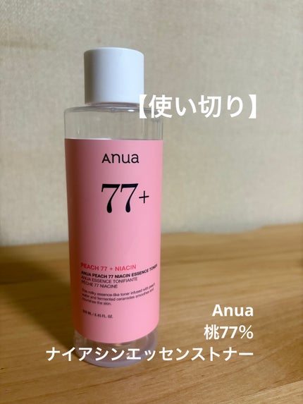 桃77%ナイアシンエッセンストナー 250ml/Anua/化粧水を使ったクチコミ(1枚目)