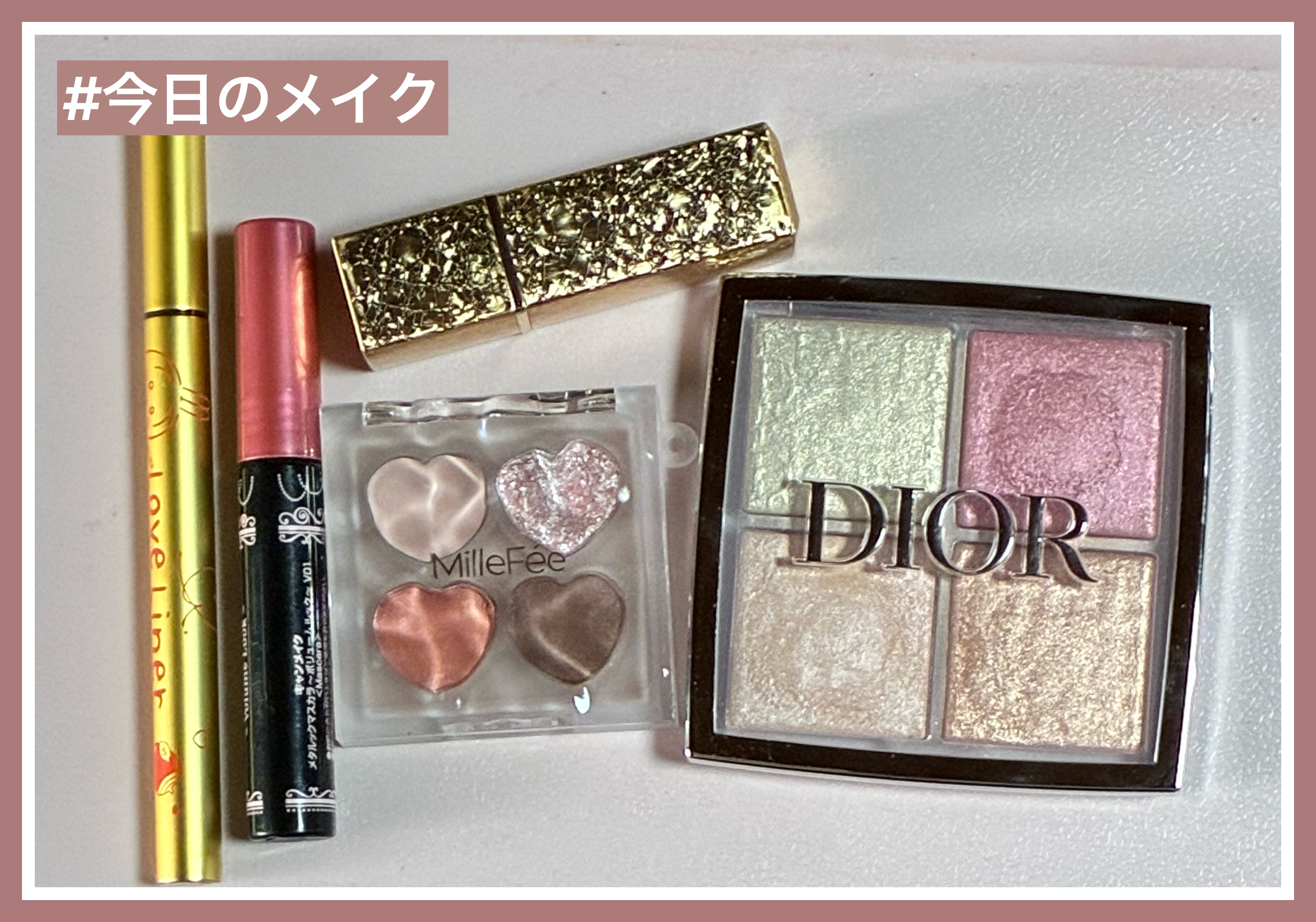 ディオール バックステージ フェイス グロウ パレット/Dior/ハイライトを使ったクチコミ（1枚目）