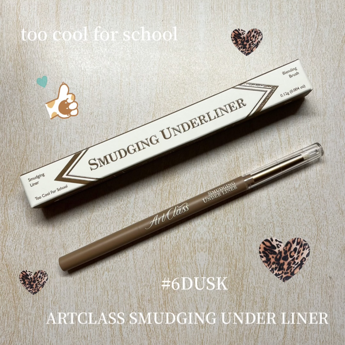 アートクラス スマージングアンダーライナー/too cool for school/ペンシルアイライナーを使ったクチコミ（1枚目）