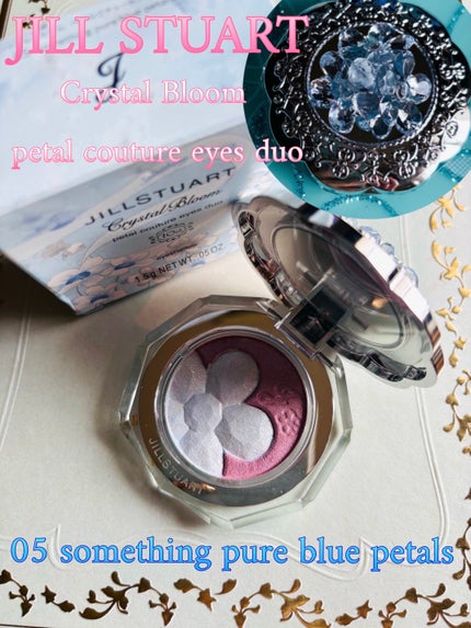 ジルスチュアート クリスタルブルーム ペタルクチュールアイズ デュオ/JILL STUART/アイシャドウパレットを使ったクチコミ(1枚目)