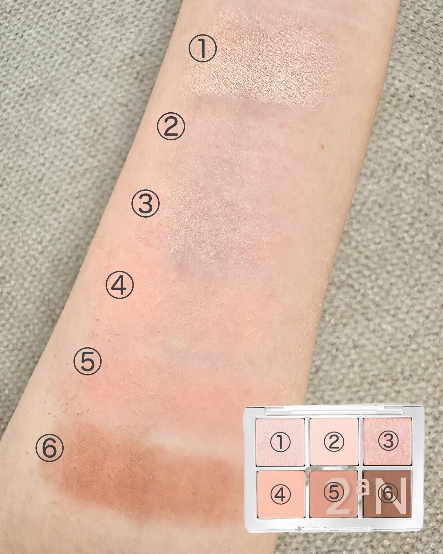 ベターミーアイパレット/2aN/マルチパレットを使ったクチコミ（3枚目）