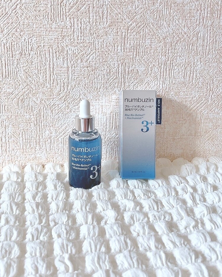 3番 ブルーバイオレチノール3D毛穴アンプル/numbuzin/美容液を使ったクチコミ（1枚目）