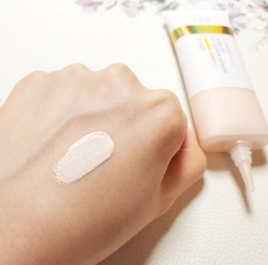 アンレーベル ラボ V トーンアップ UVセラム/unlabel/日焼け止めクリームを使ったクチコミ（3枚目）