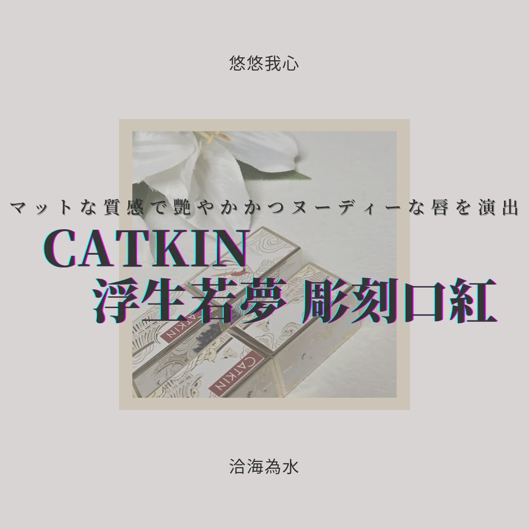 Dreamworld Carving Lipstick/CATKIN/口紅を使ったクチコミ（1枚目）