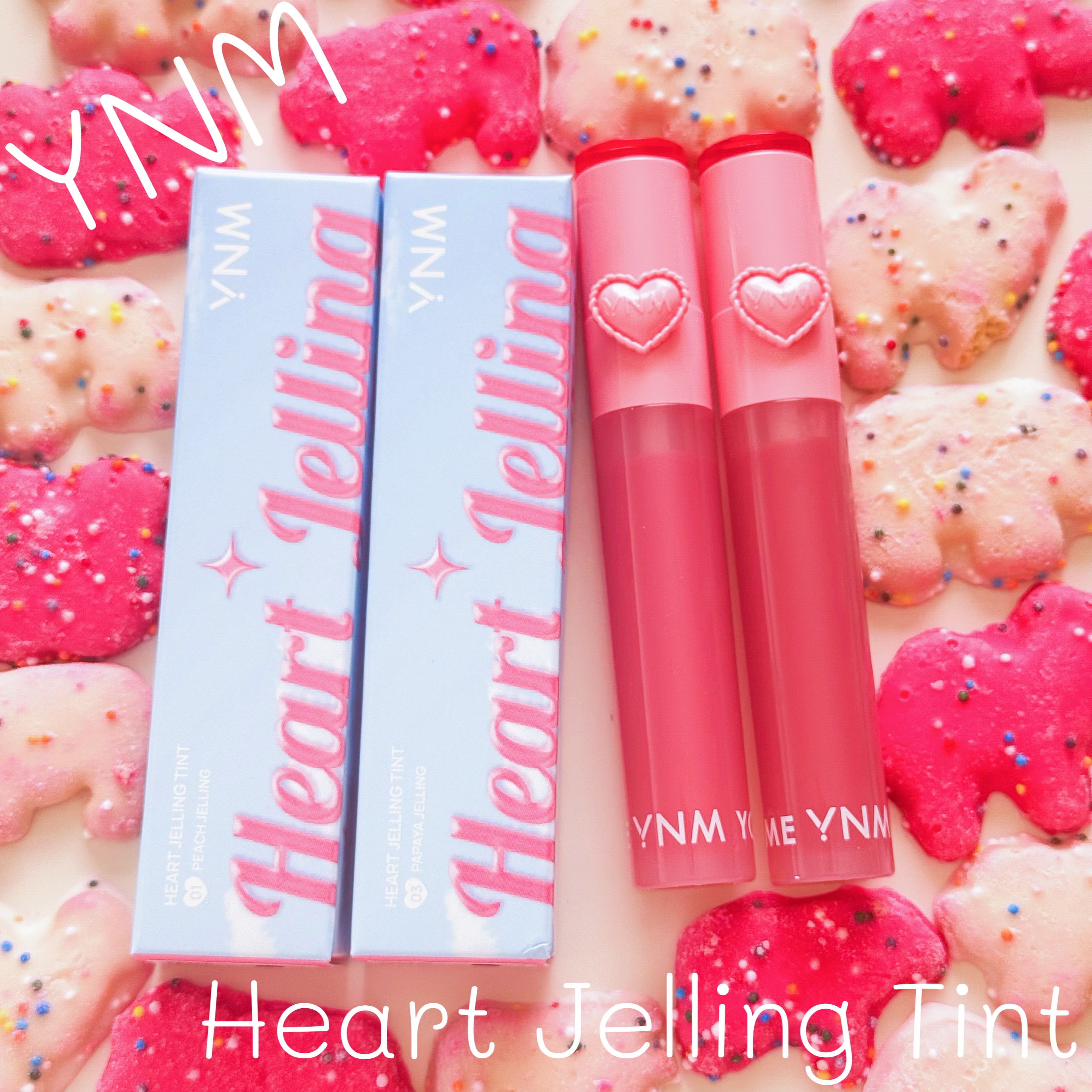 ハートゼリングティント/YNM/リップティントを使ったクチコミ（1枚目）