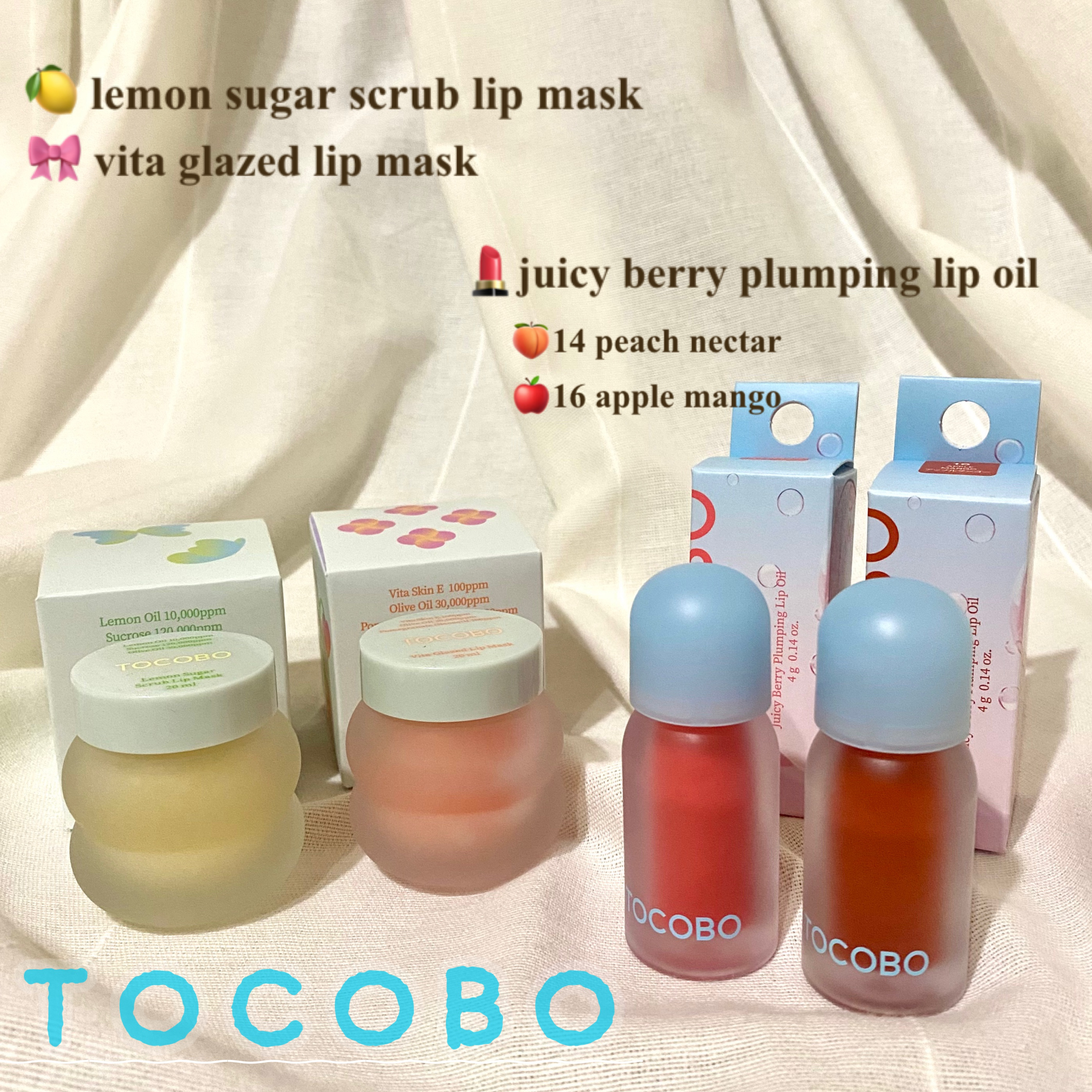 レモンシュガースクラブリップマスク/TOCOBO/リップスクラブを使ったクチコミ（1枚目）