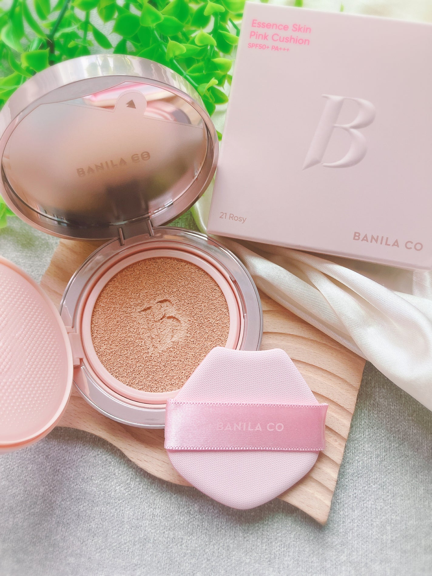 バニラコ エッセンス スキン ピンククッション/BANILA CO/クッションファンデーションを使ったクチコミ(2枚目)