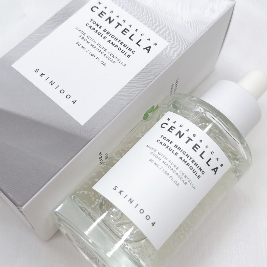 トーンブライトニング カプセルアンプル/SKIN1004/美容液を使ったクチコミ(4枚目)