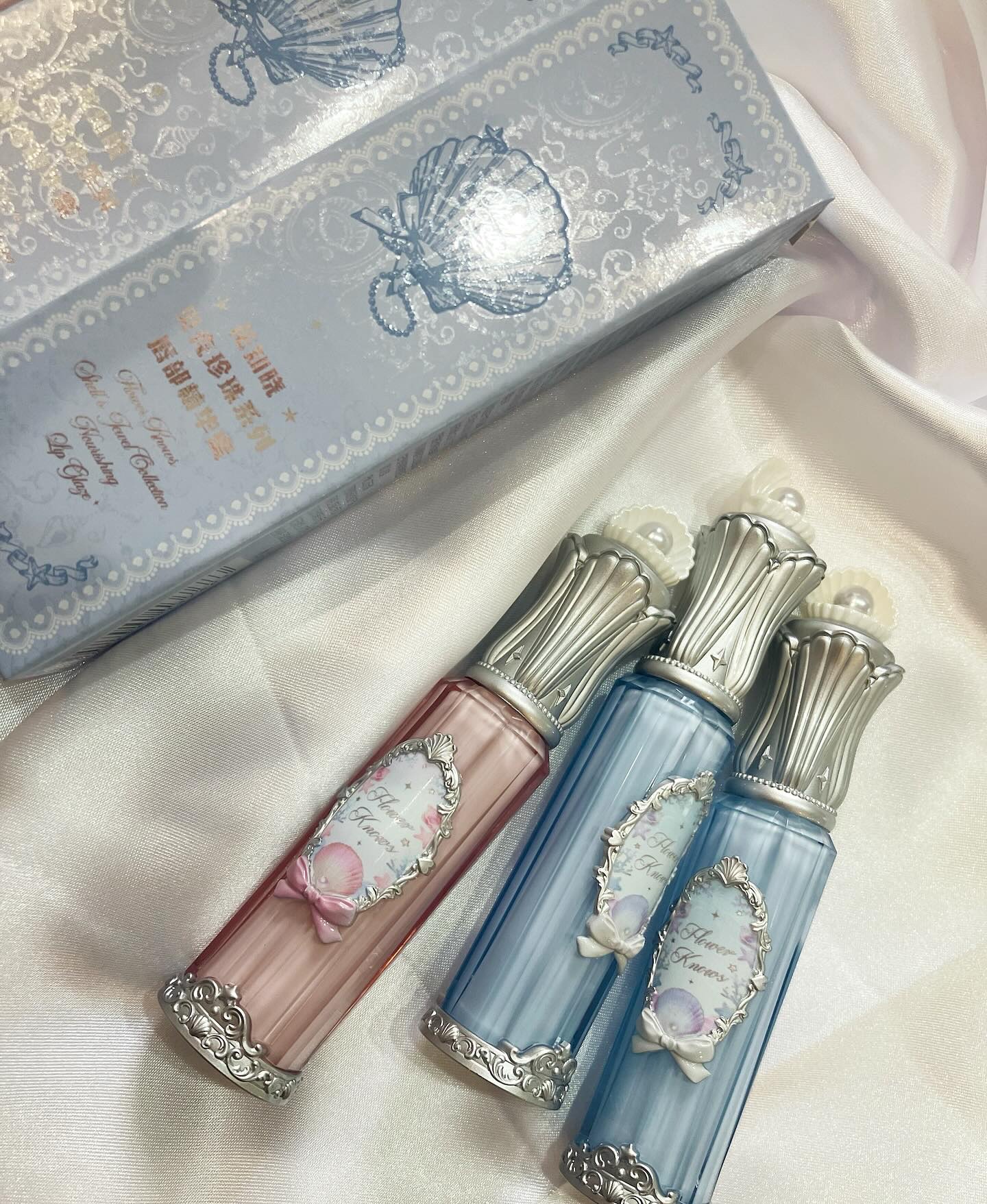 シェルズジュエルコレクション リップ グレーズ P05 Shell Heart/FlowerKnows/口紅を使ったクチコミ（1枚目）