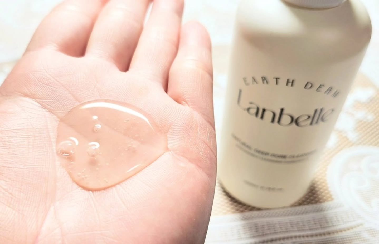 ナチュラルディープポアクレンザー/LANBELLE/その他洗顔料を使ったクチコミ（2枚目）