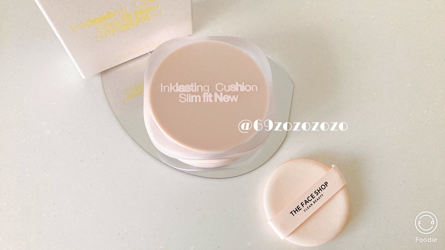 インクラスティングクッションファンデーション/THE FACE SHOP/クッションファンデーションを使ったクチコミ(2枚目)