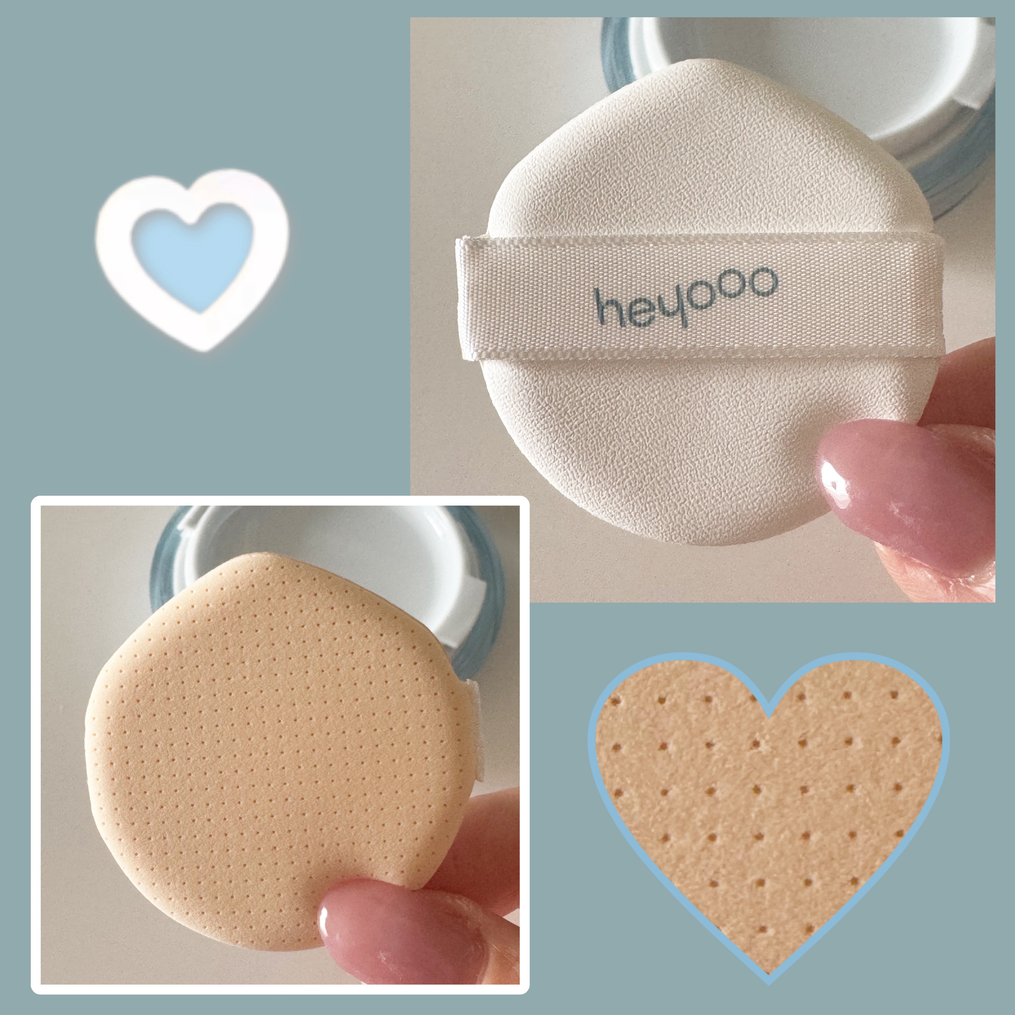 ヘルシーグロウクッション 17号 oatmeal/heyooo/クッションファンデーションを使ったクチコミ（3枚目）