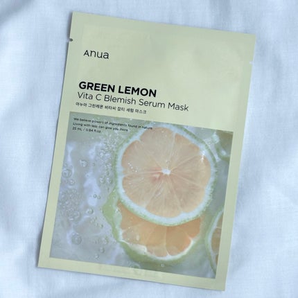 グリーンレモンピュアビタCセラムマスクパック/Anua/シートマスク・パックを使ったクチコミ(6枚目)