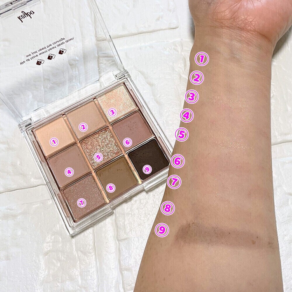 KEYBO FALL IN LOVE SHADOW PALETTE/keybo/アイシャドウパレットを使ったクチコミ(4枚目)