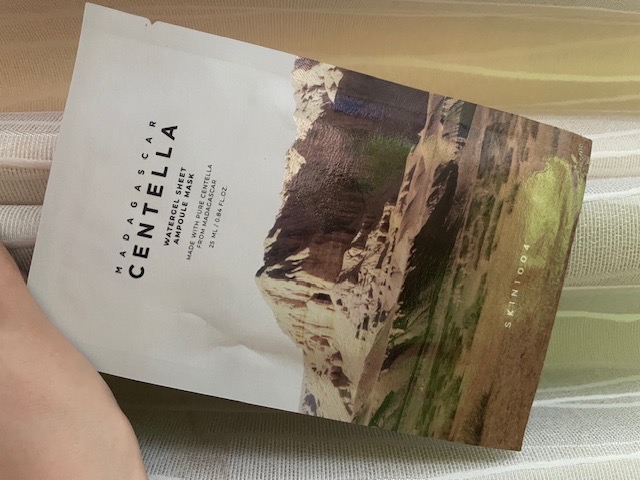 センテラ ウォーターゲルシートアンプルマスク/SKIN1004/シートマスク・パックを使ったクチコミ（1枚目）