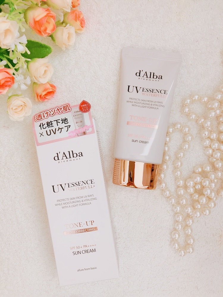 ウォータフルトーンアップサンクリーム/ダルバ/日焼け止めクリームを使ったクチコミ（1枚目）