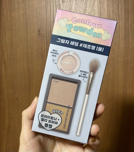 コントゥアパウダー/ETUDE/シェーディングを使ったクチコミ(1枚目)