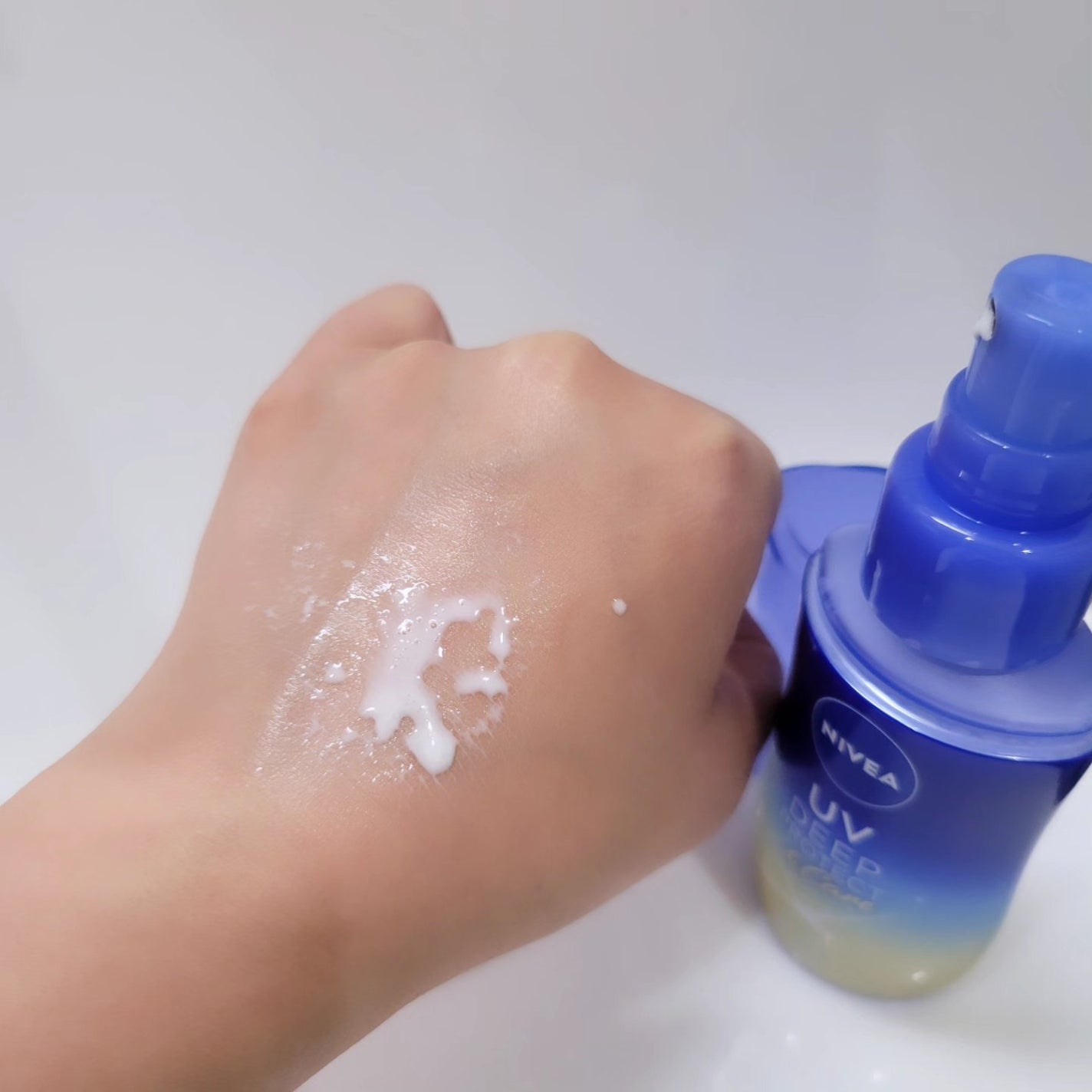 ニベアUV ディーププロテクト&ケア ミルクミスト/ニベア/日焼け止めミスト・スプレーを使ったクチコミ(4枚目)