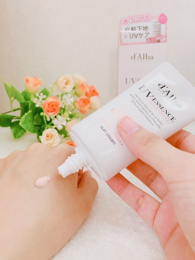 ウォータフルトーンアップサンクリーム/ダルバ/日焼け止めクリームを使ったクチコミ（3枚目）