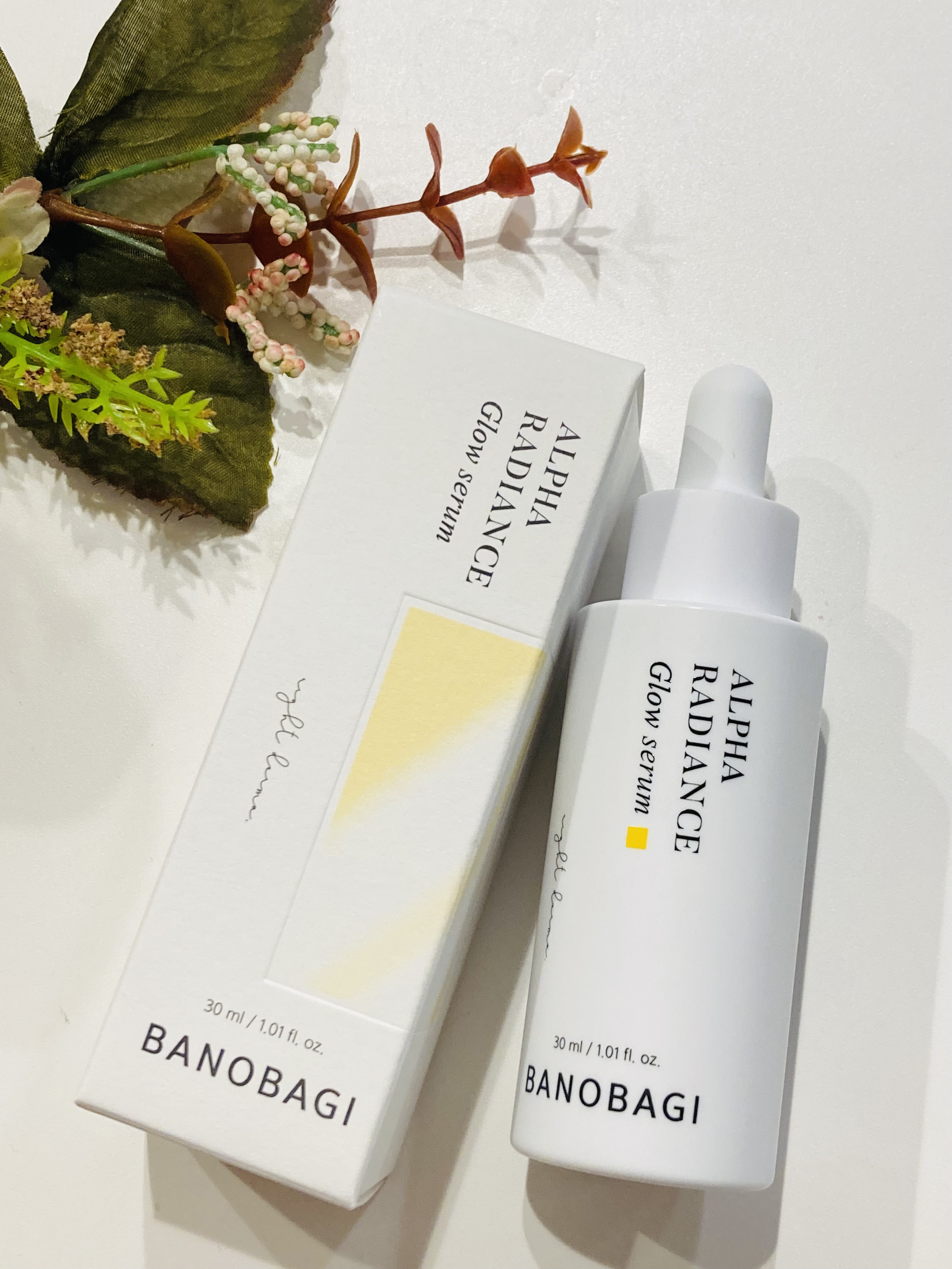 アルファラディアンスグローセラム/BANOBAGI/美容液を使ったクチコミ（2枚目）