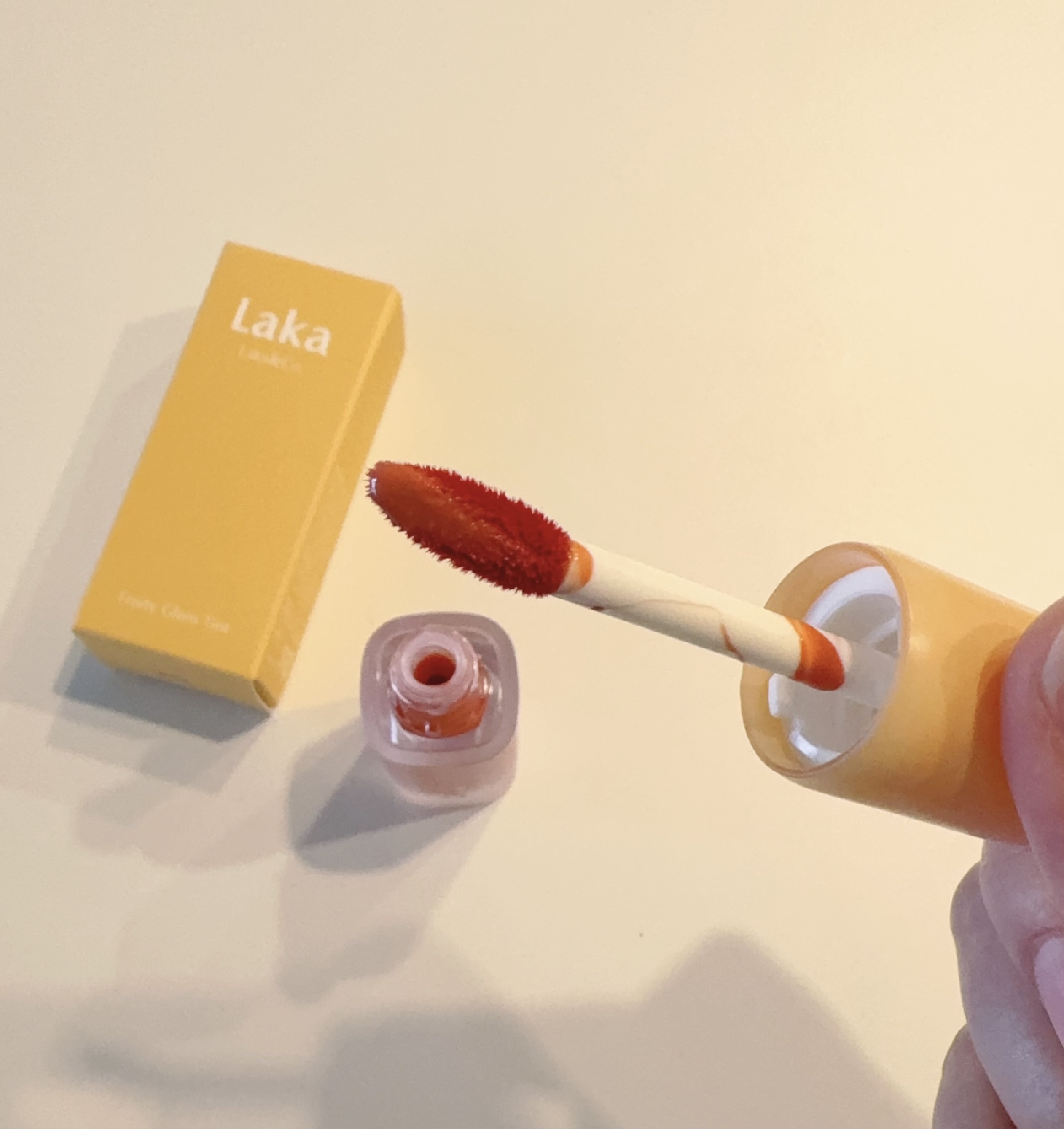 フルーティーグラムティント/Laka/リップティントを使ったクチコミ（2枚目）